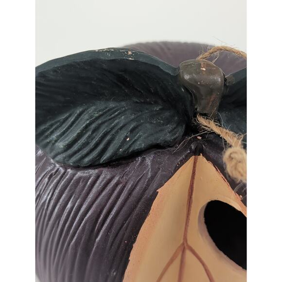 Vintage Nature's Home Collection Apple Ceramic Birdhouse Farmhouse Decor Cabin - Picture 9 of 16
